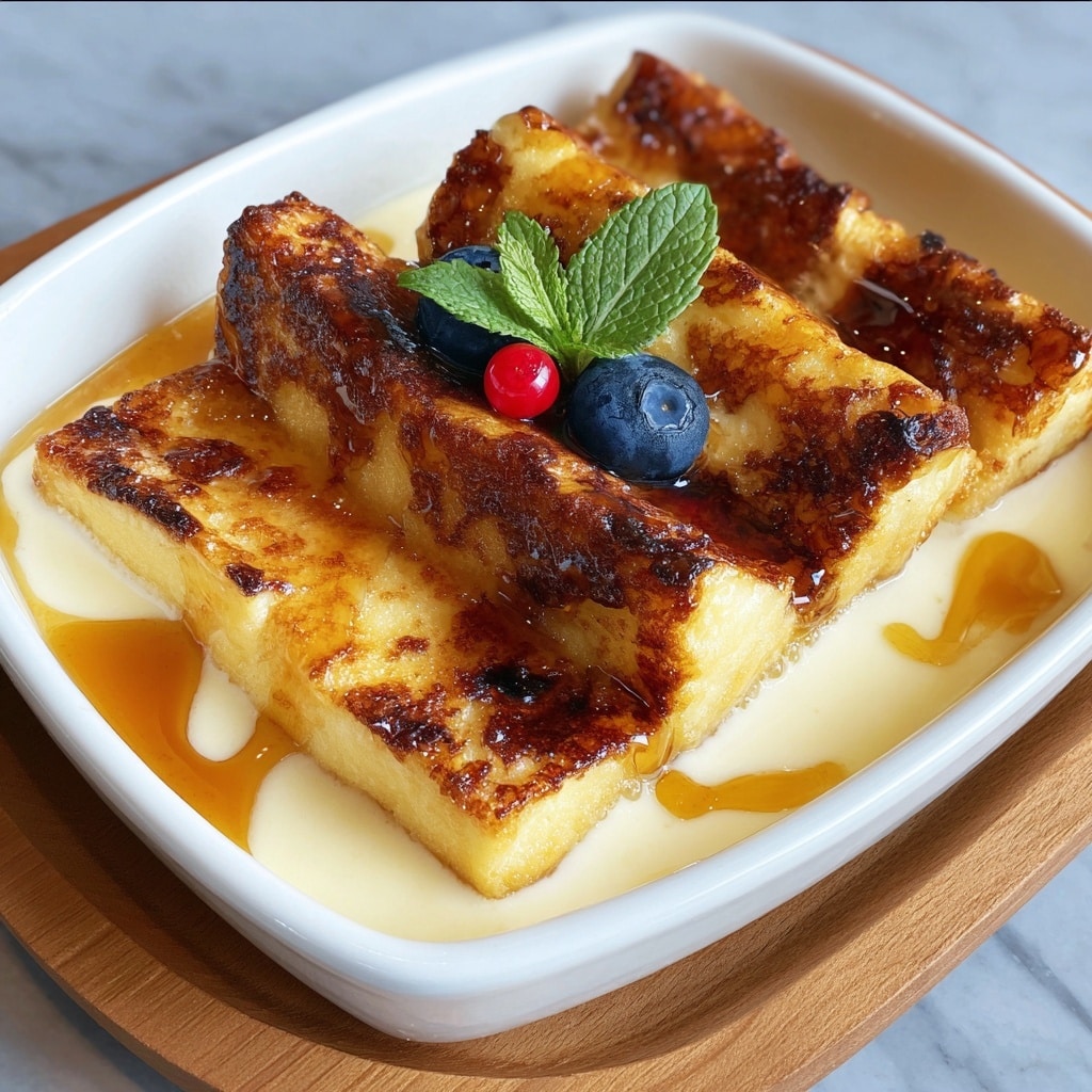 Hokkaido Milk Bread Pudding: A Delicious Creamy Delight! Recipe - Recipe Image