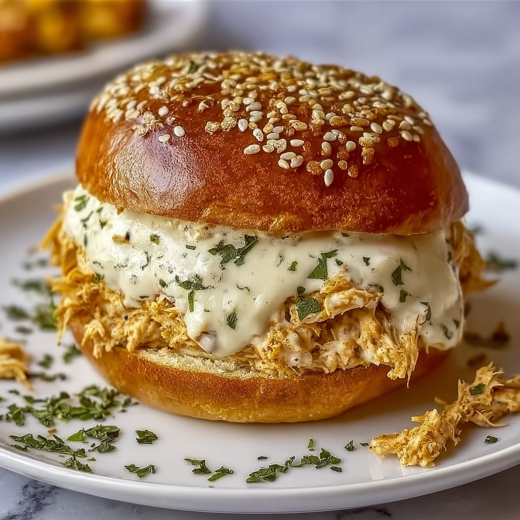 Chicken Alfredo Sloppy Joe Recipe