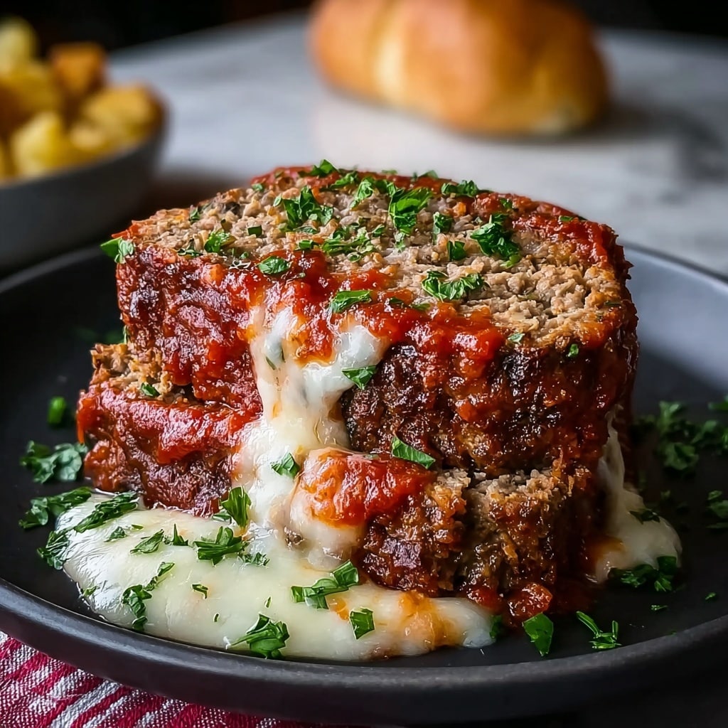 Stuffed Italian Meatloaf Recipe