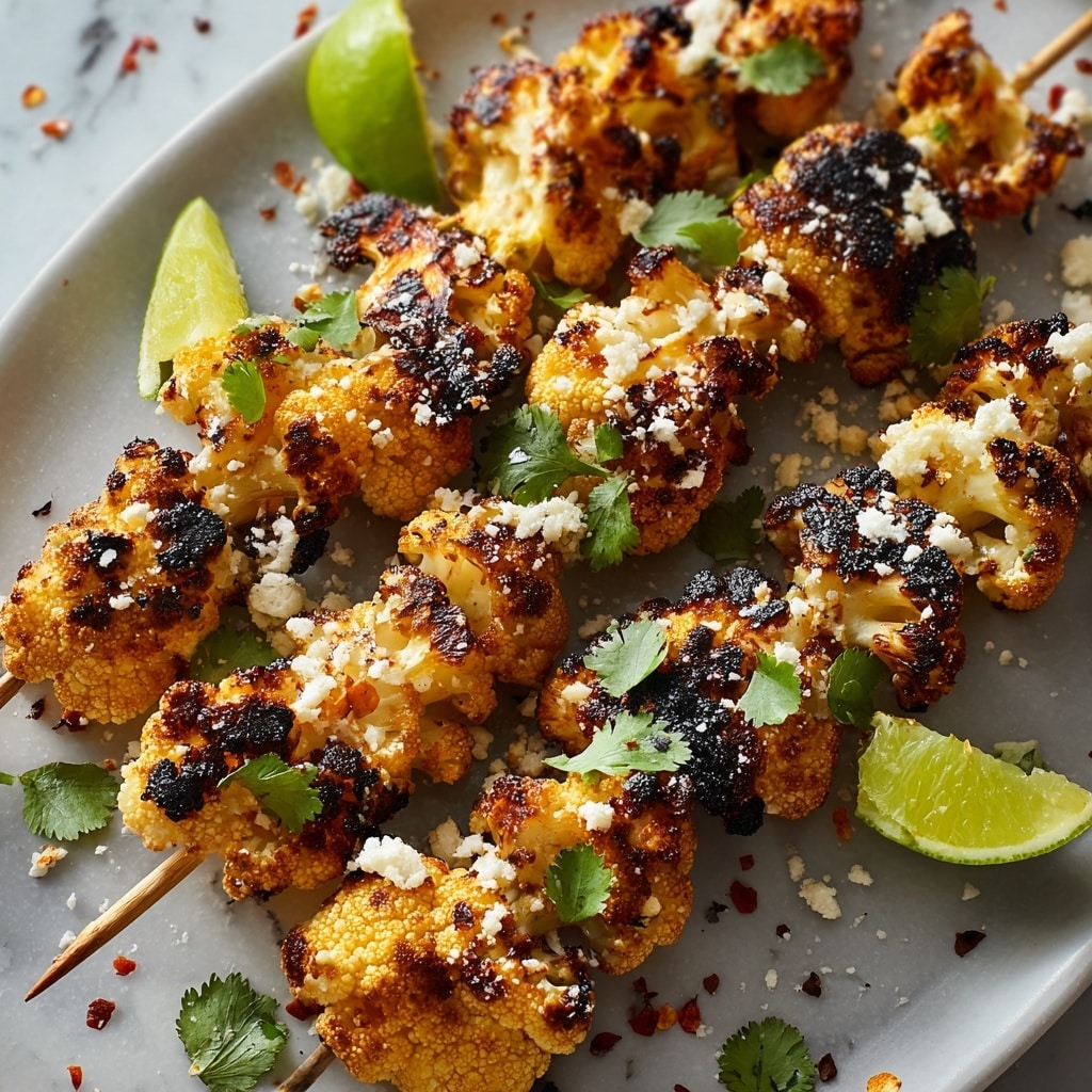 Mexican Street Style Grilled Cauliflower Recipe - Recipe Image