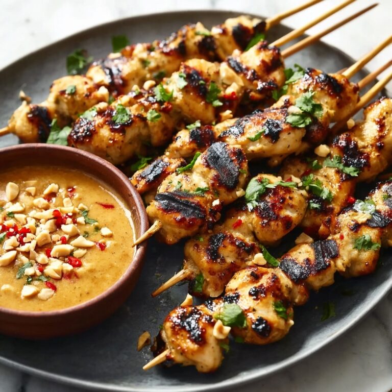 Grilled Thai Chicken Skewers Recipe