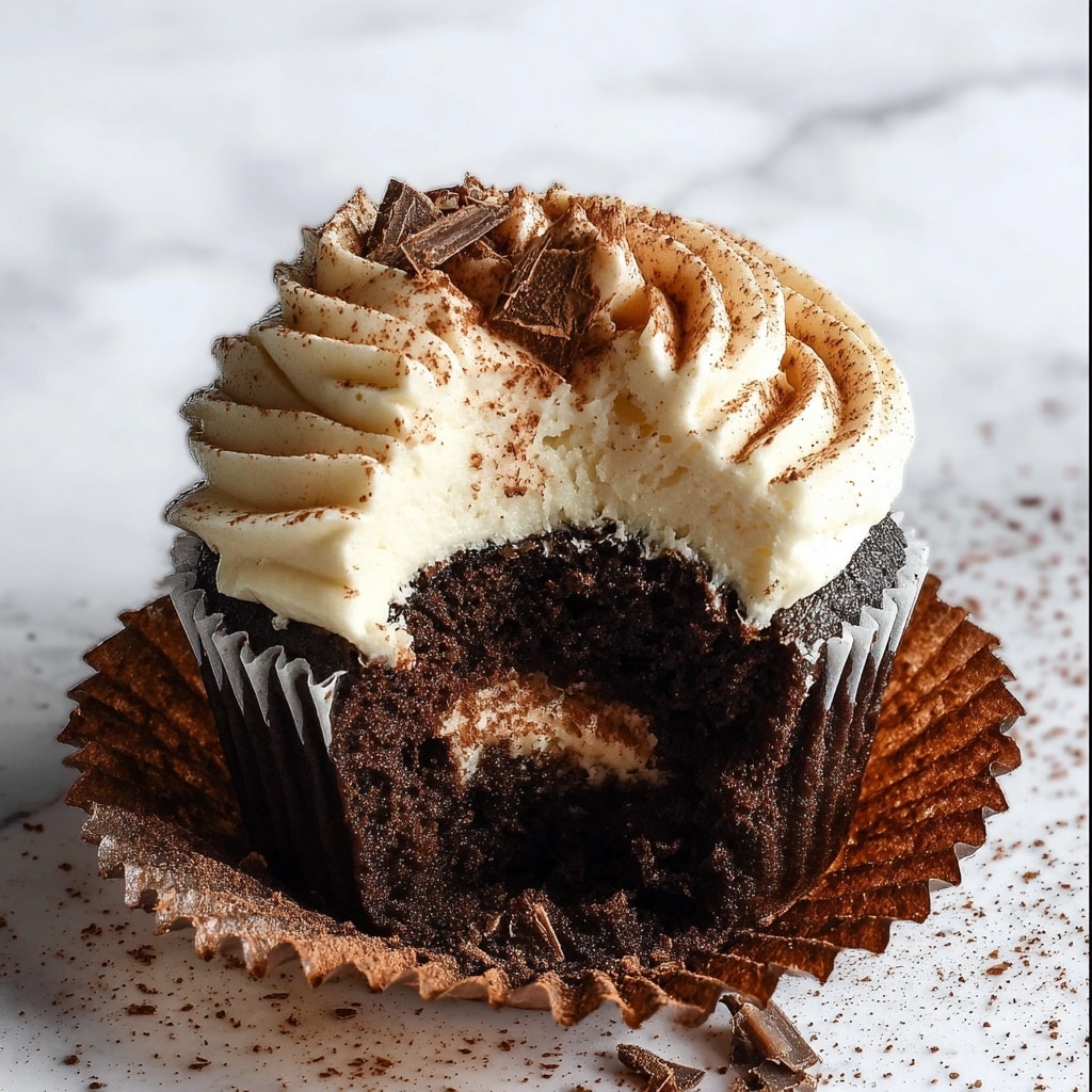 Chocolate Tiramisu Cupcakes Recipe - Recipe Image