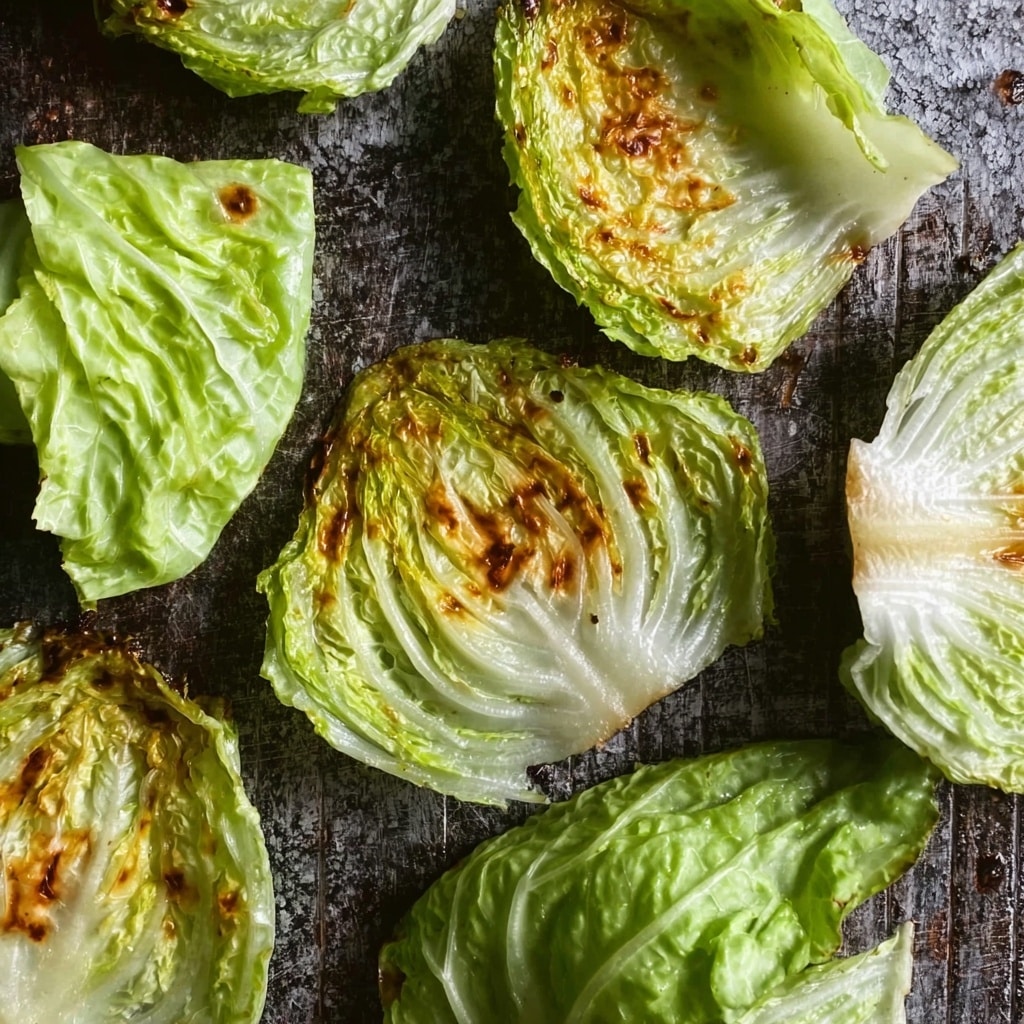 Baked Crispy Cabbage Chips Recipe - Recipe Image