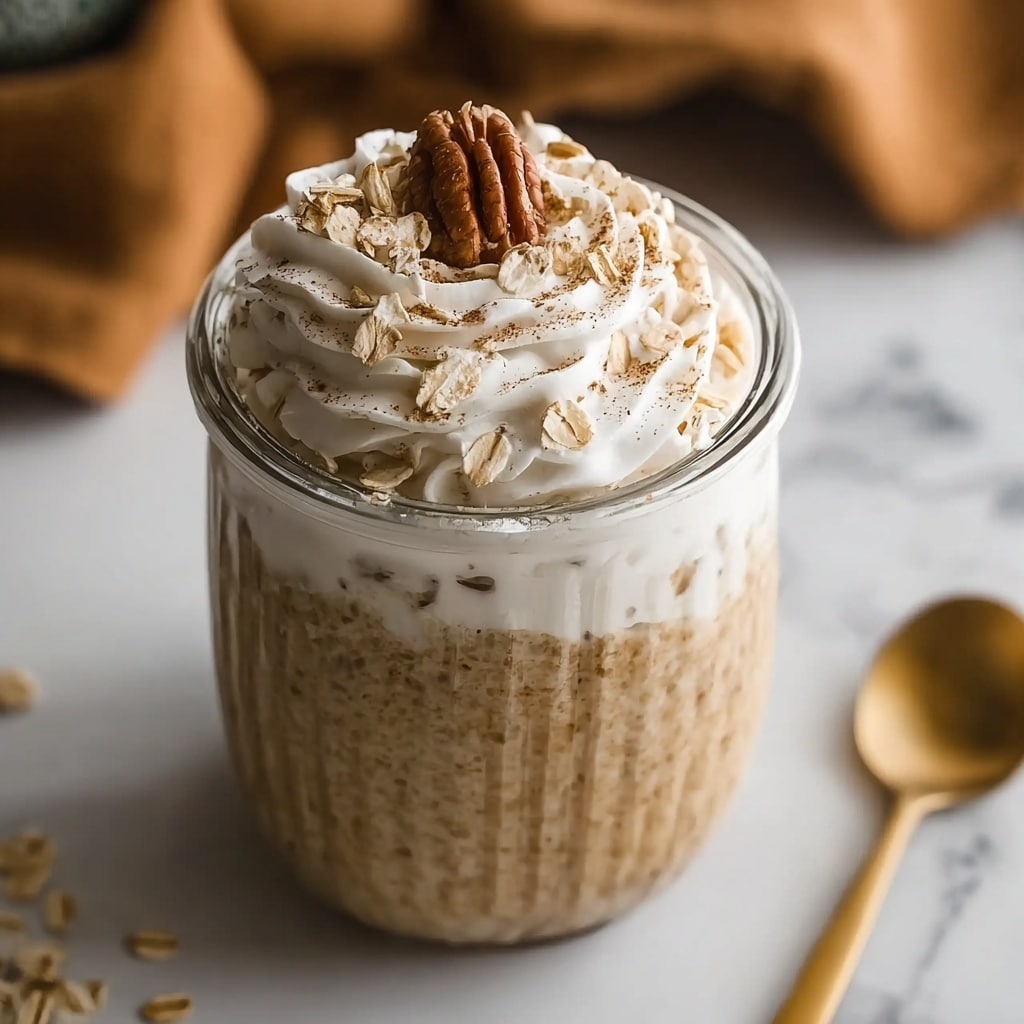 Fall in Love with Pumpkin Spice Overnight Oats Bliss Recipe - Recipe Image