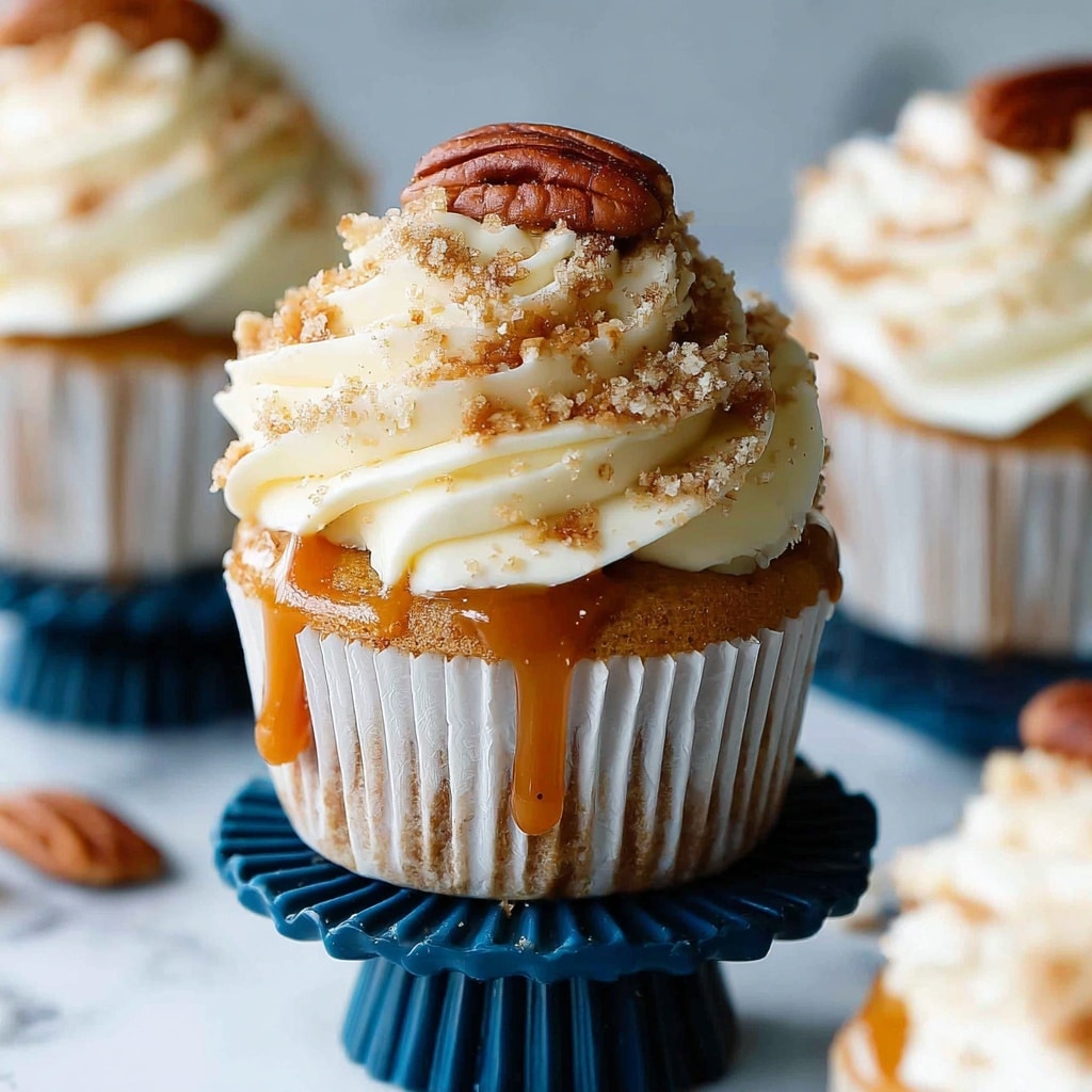 Vegan Pecan Pie Cupcakes Recipe - Recipe Image