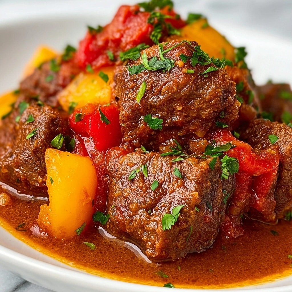 Best Ever Pepper Steak Recipe - Recipe Image