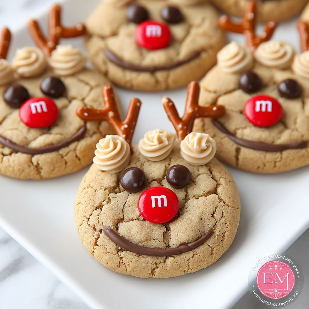 Rudolph Peanut Butter Cookies Recipe - Recipe Image