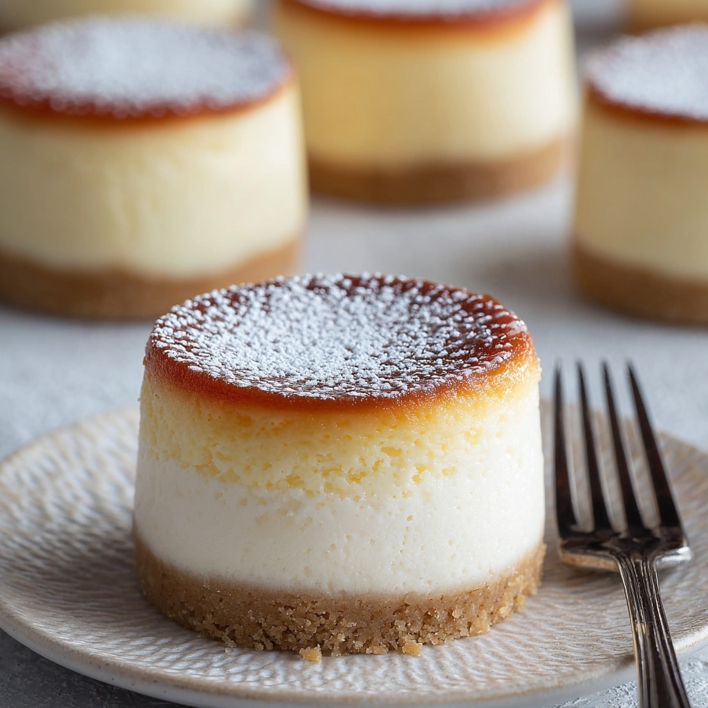 Quick Mini Japanese Cheesecakes Recipe - Recipe Image