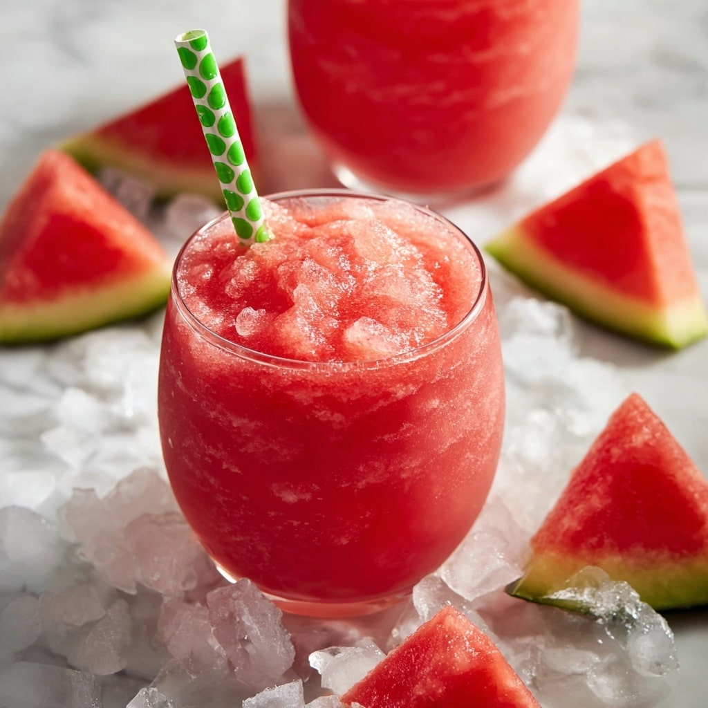 Watermelon Lemonade Slushies Recipe - Recipe Image