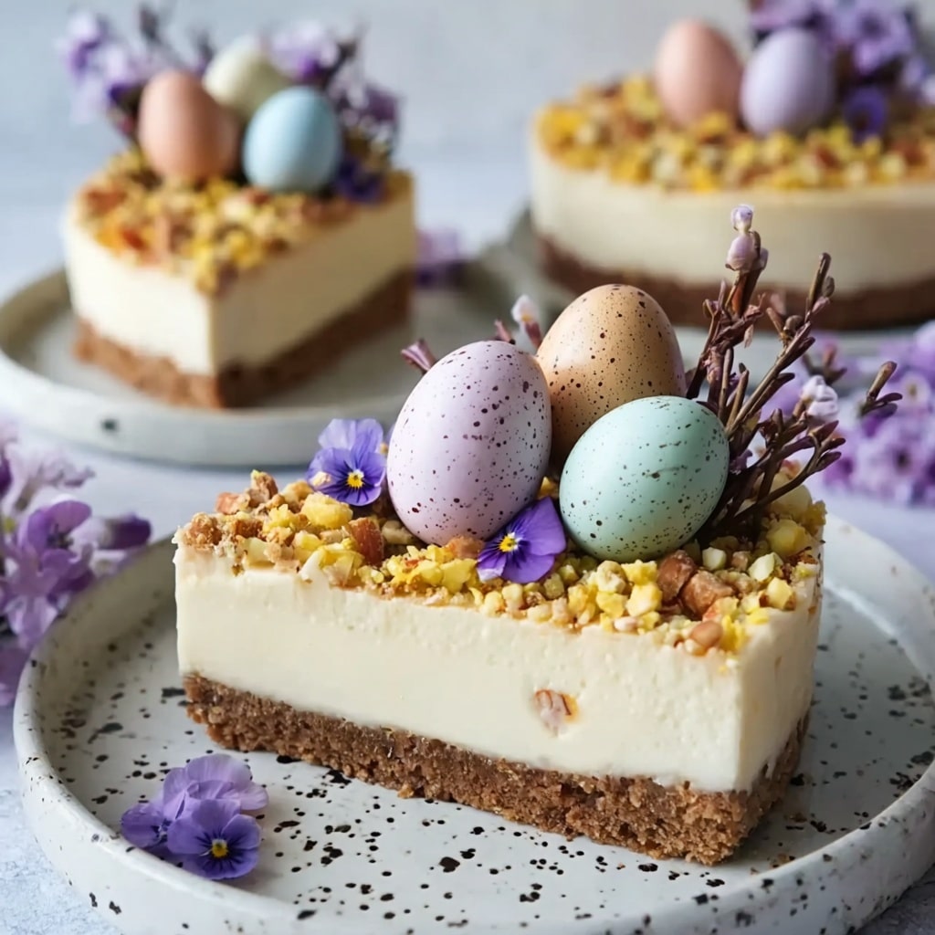 Easter Egg Cheesecake Recipe - Recipe Image