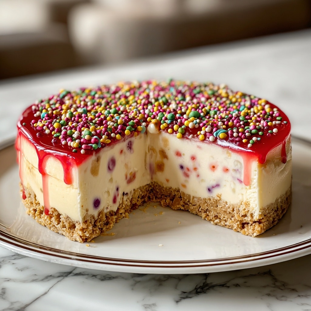 Sugar Cookie Cheesecake Recipe - Recipe Image