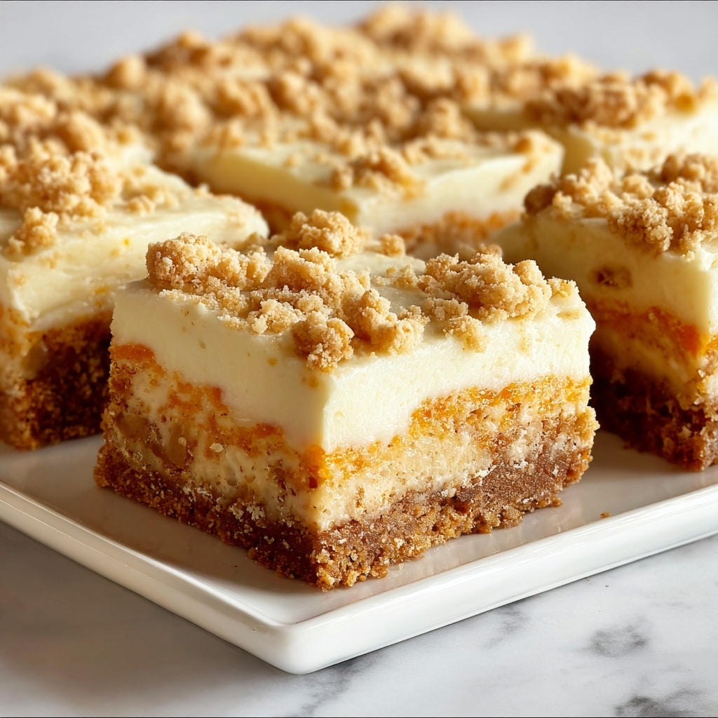 Cream Cheese Carrot Cake Bars Recipe - Recipe Image