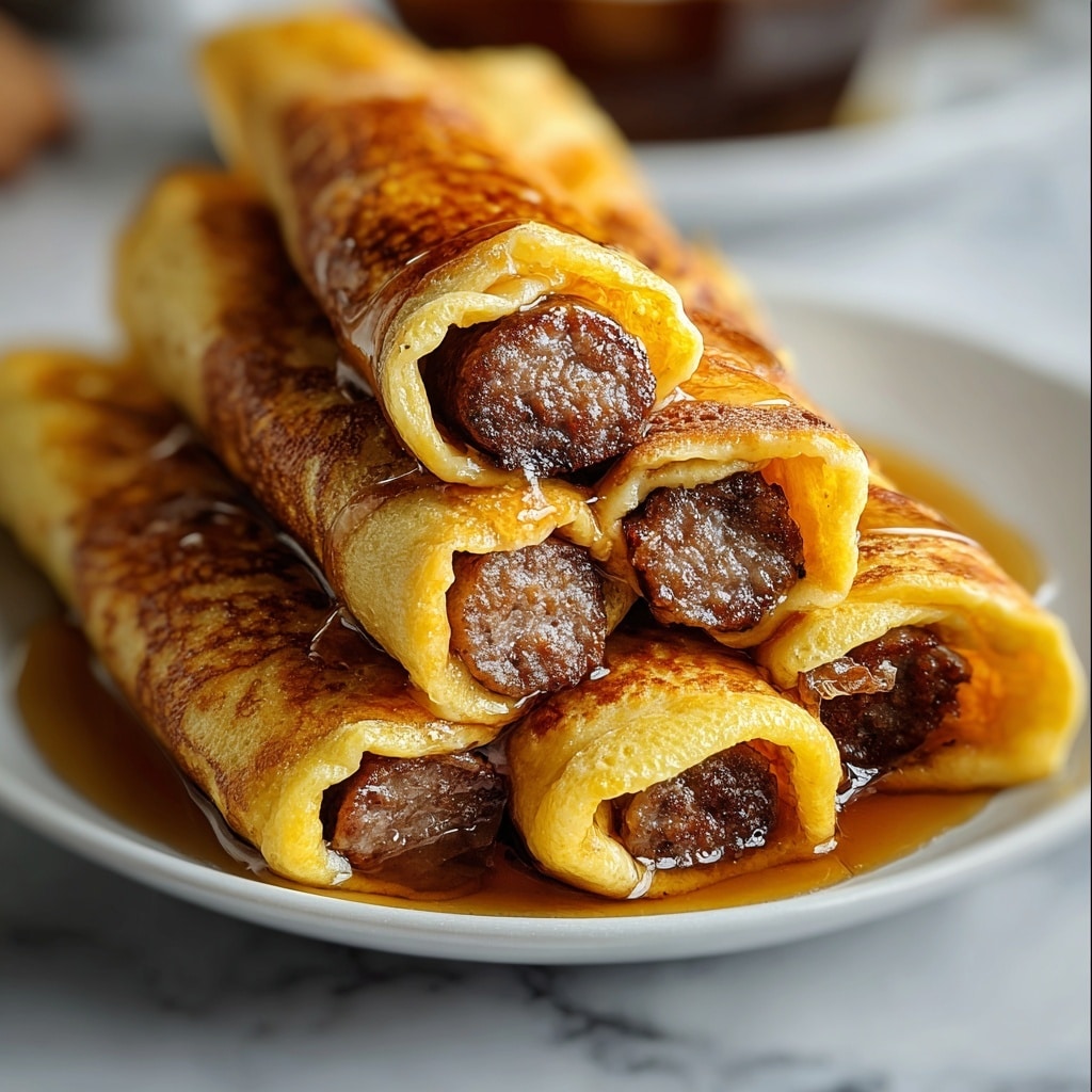 Sausage French Toast Roll-Ups Recipe - Recipe Image