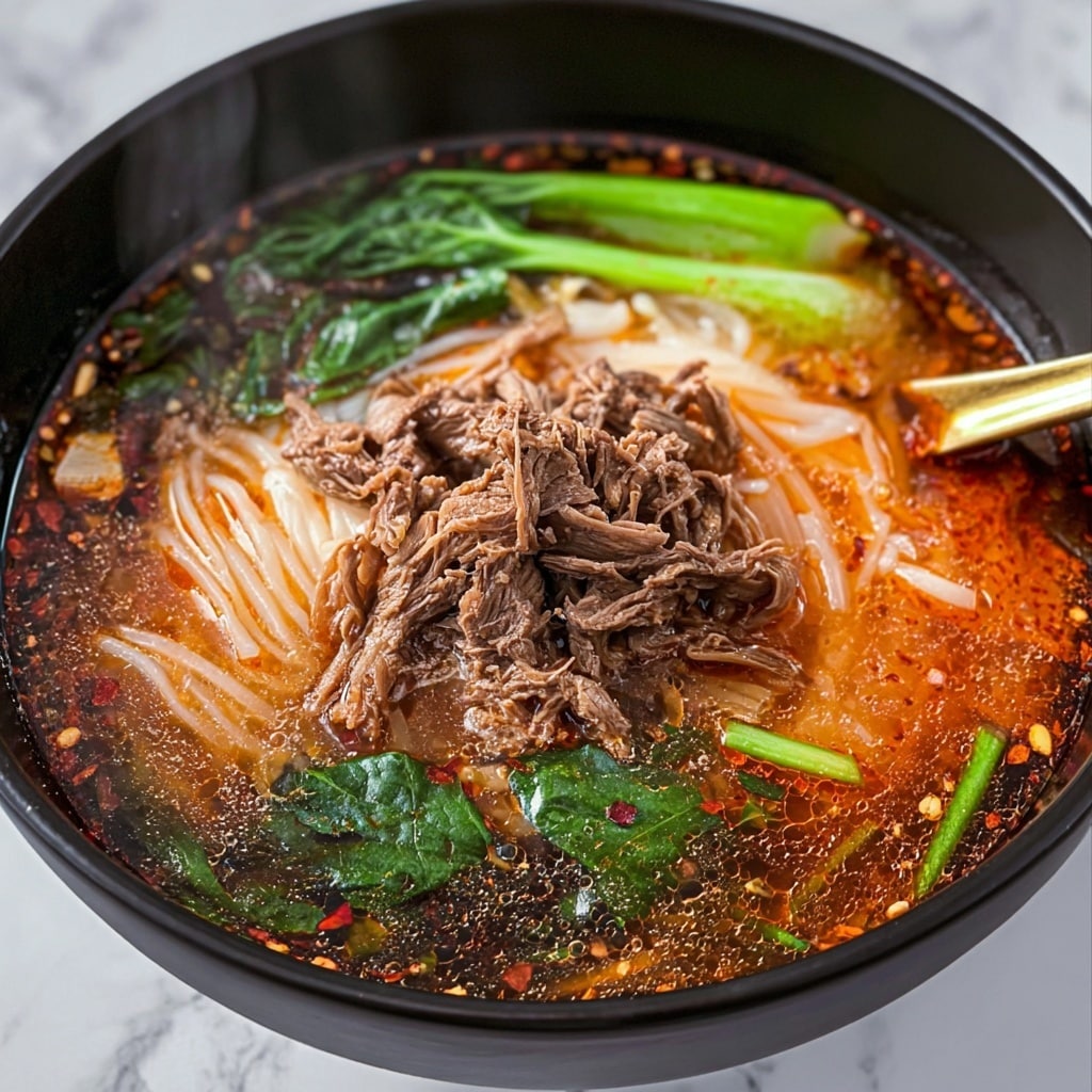 Korean Spicy Beef Vegetable Soup Recipe - Recipe Image