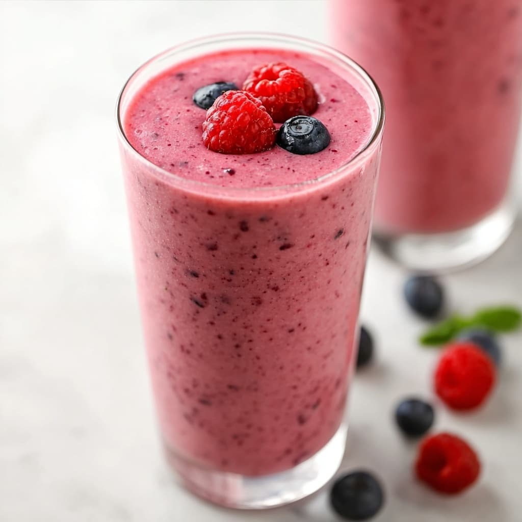 Mixed Berry Smoothie Recipe - Recipe Image