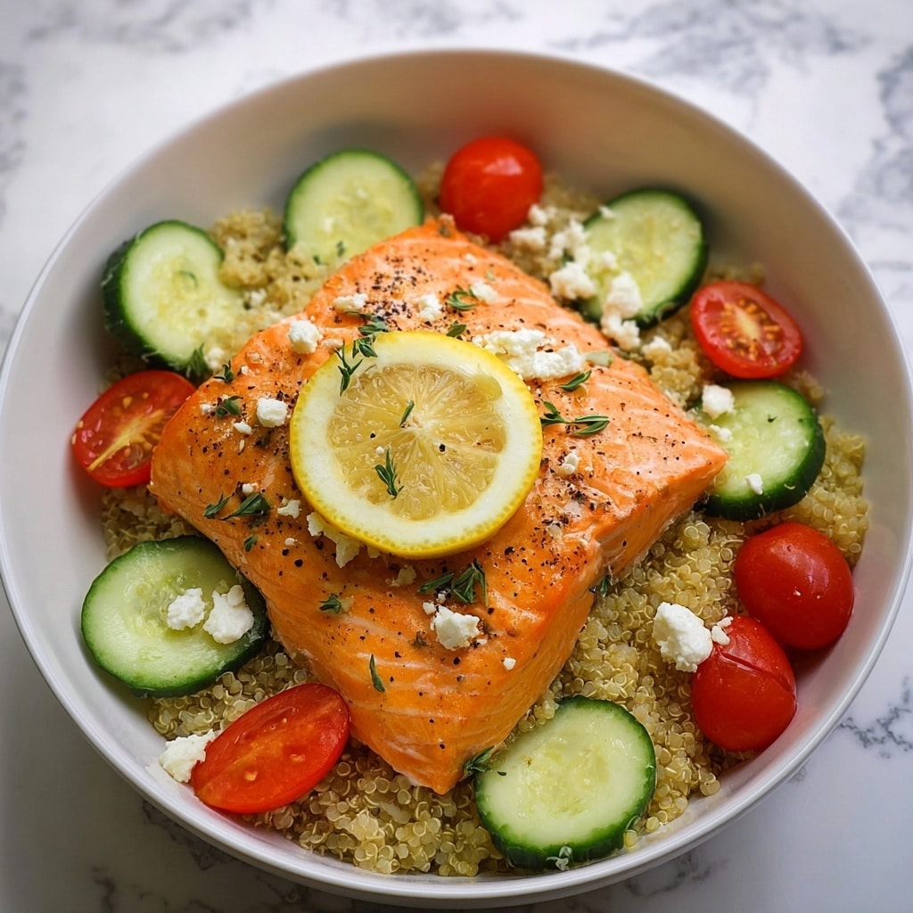 Mediterranean Salmon Bowls Recipe - Recipe Image