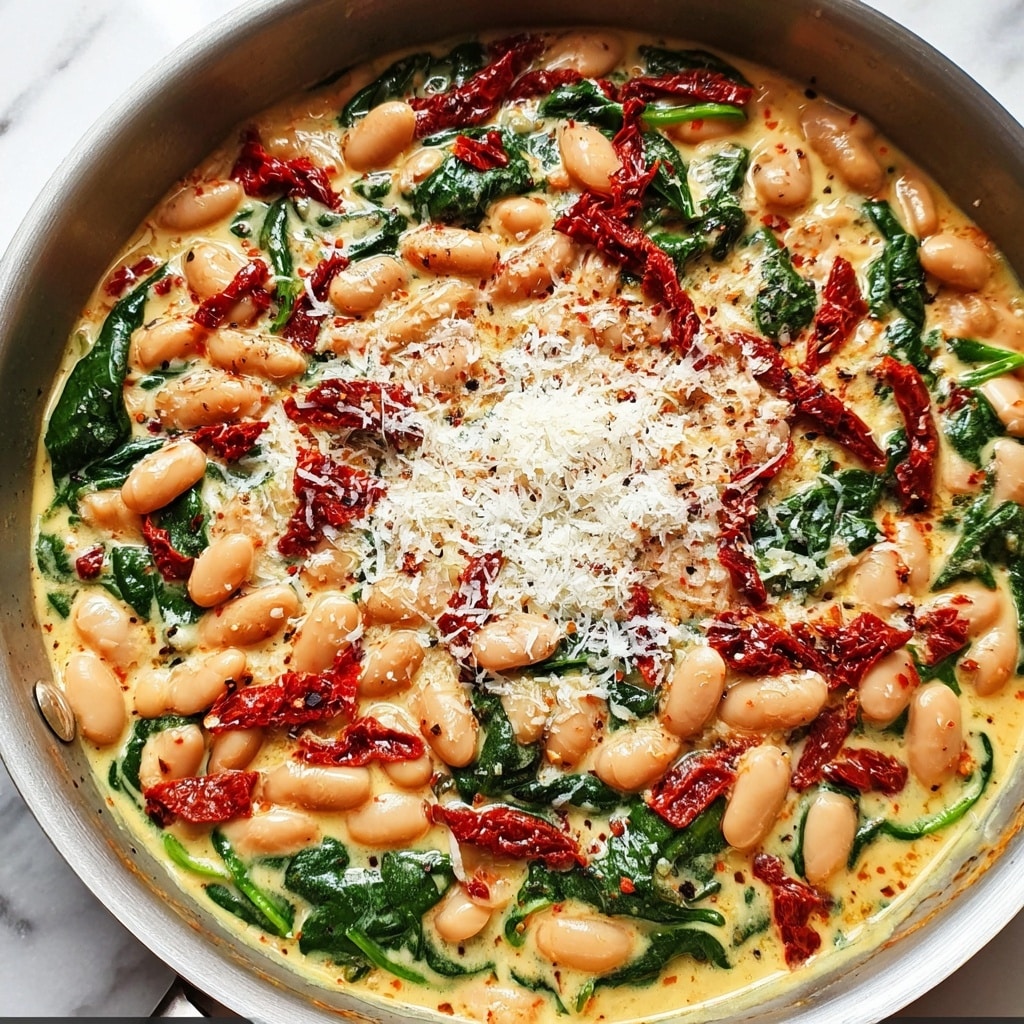 Creamy Tuscan White Bean Skillet for Cozy Comfort Food Recipe - Recipe Image