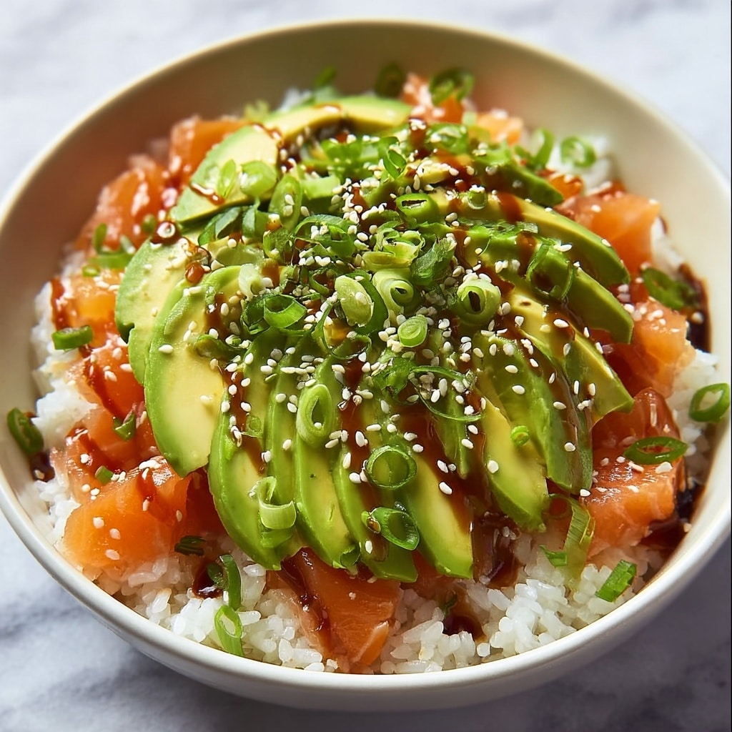 Spicy Tuna Avocado Rice Bowl Recipe - Recipe Image