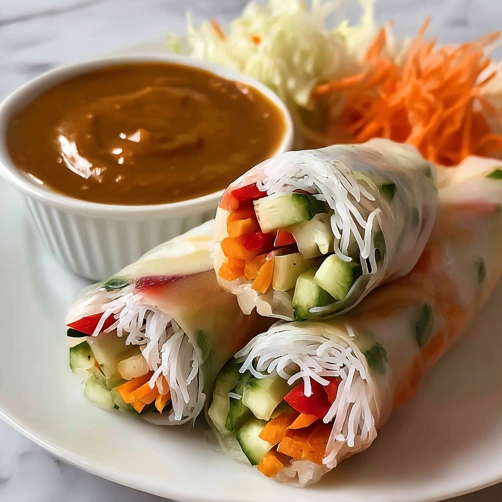 Veggie Spring Rolls with Peanut Sauce: 5 Tasty Secrets Recipe