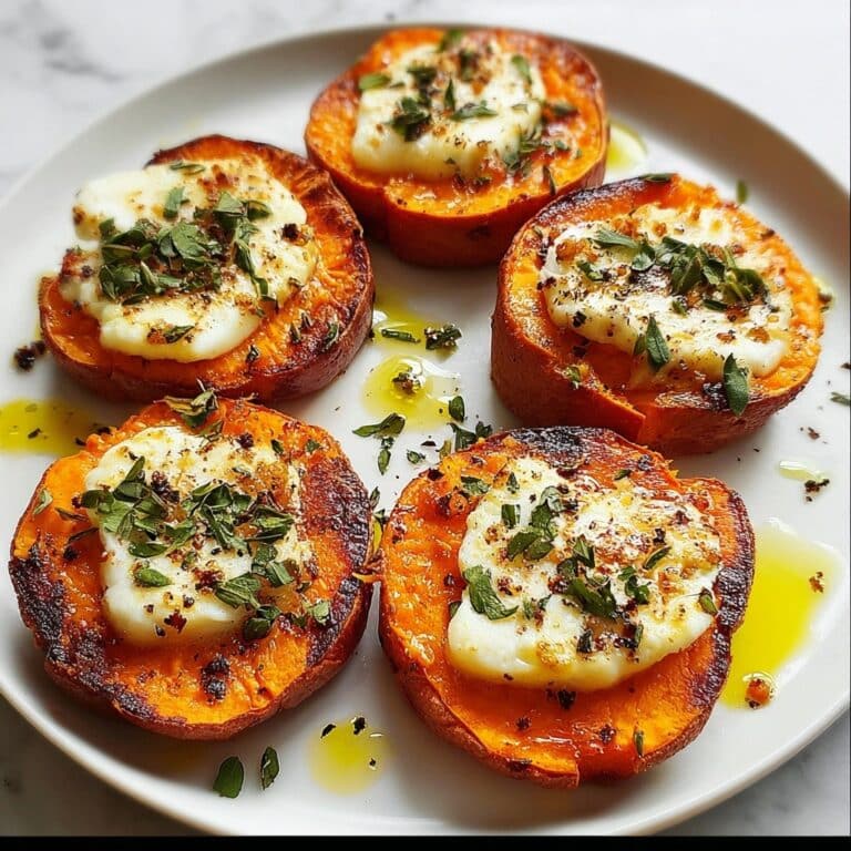 Sweet Potato Rounds with Goat Cheese: 5 Irresistible Bites Recipe