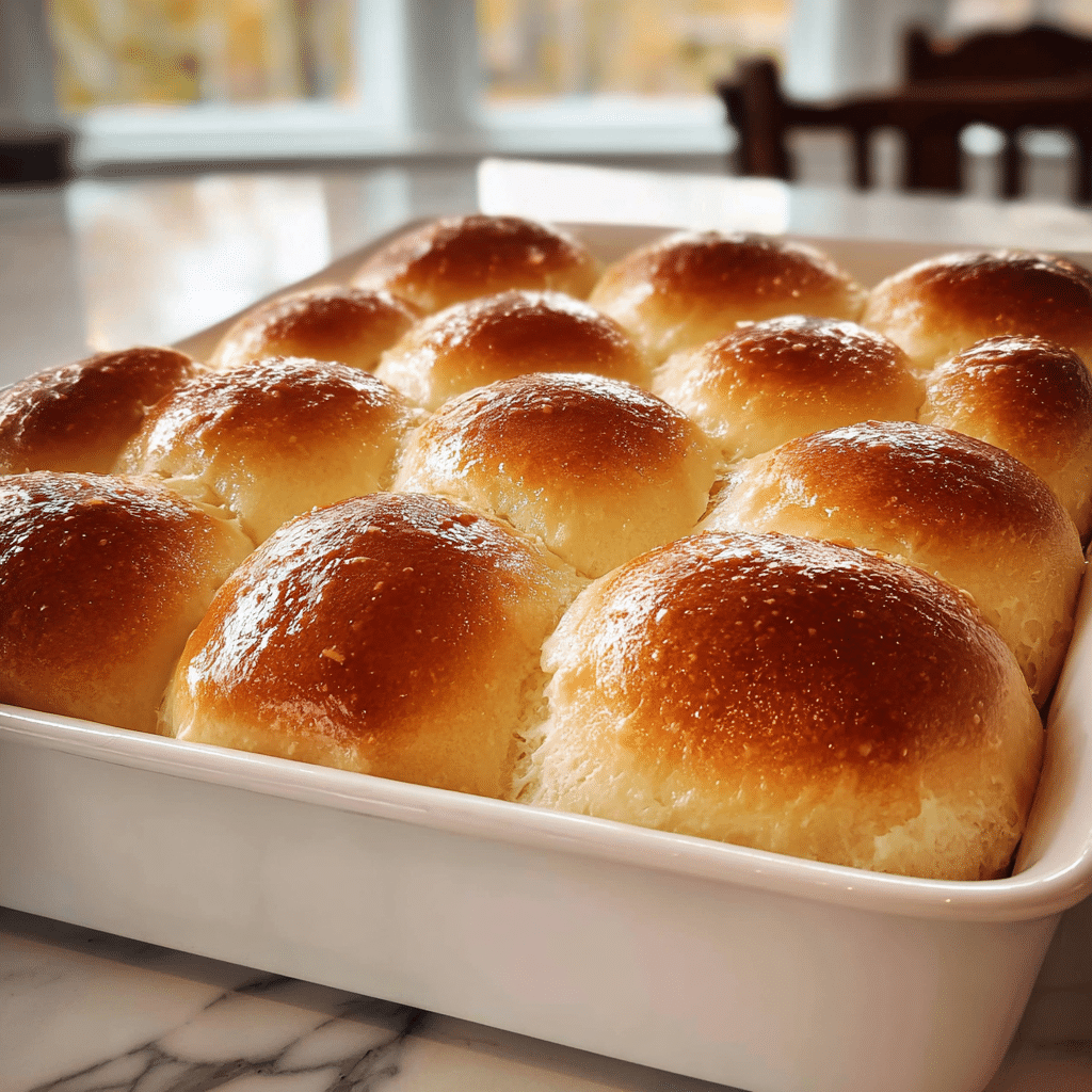 Fluffy Yeast Rolls Recipe - Recipe Image