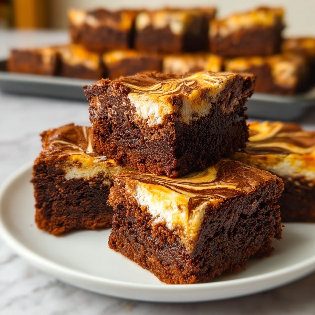 Maple Pumpkin Cheesecake Brownies Recipe - Recipe Image