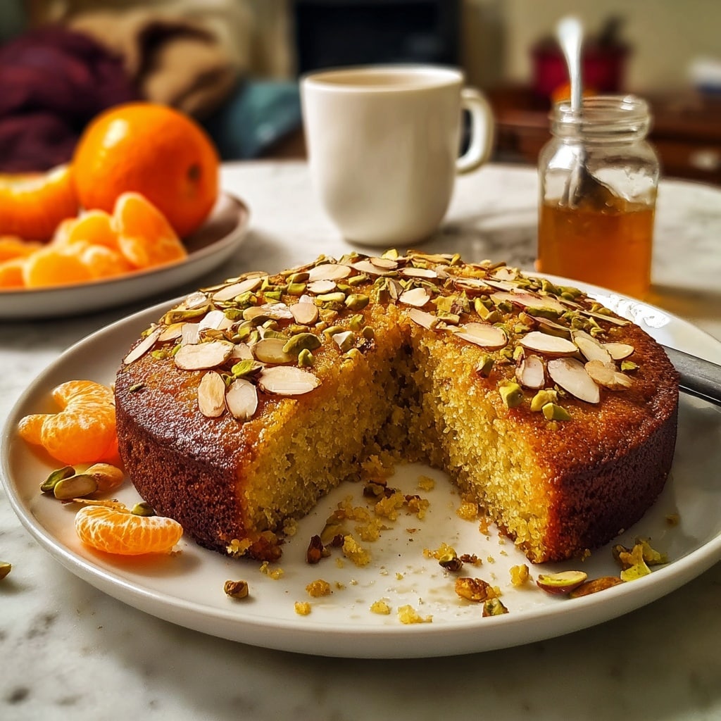 Semolina Cake with Yogurt and Orange Blossom Recipe - Recipe Image