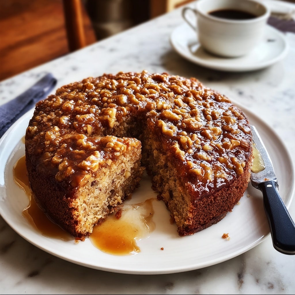 Warm Spiced Date Cake with Orange Glaze Recipe - Recipe Image