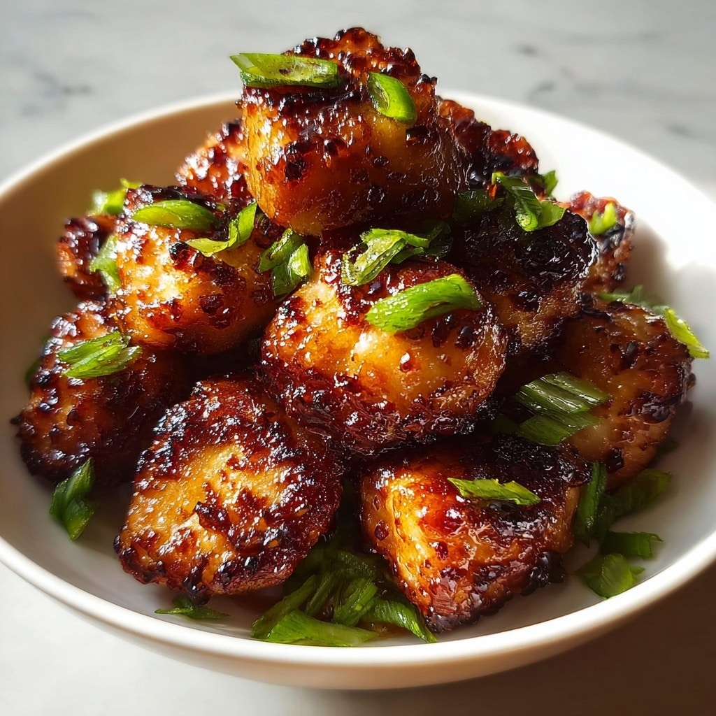 Honey Garlic Salmon Bites Recipe - Recipe Image