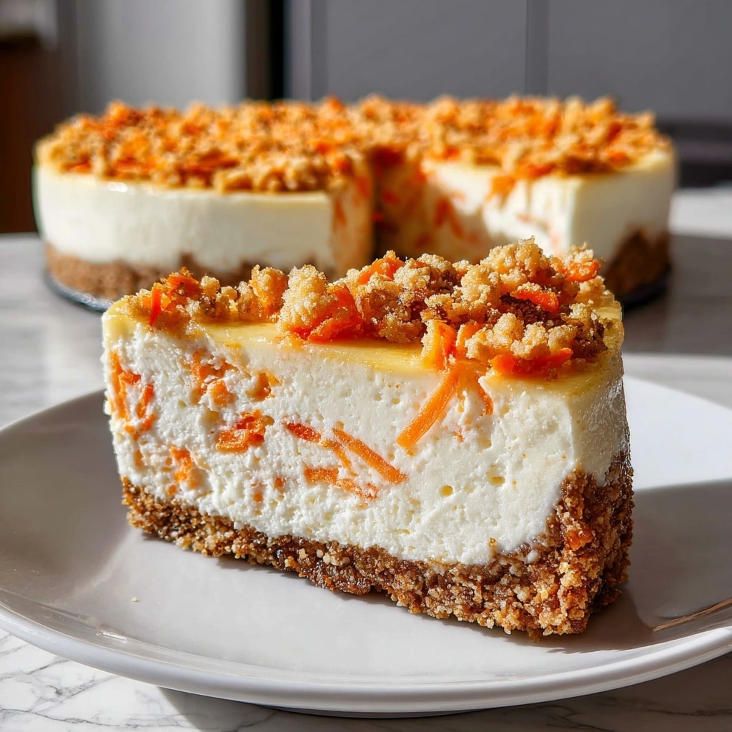 Carrot Cake Cheesecake Recipe - Recipe Image