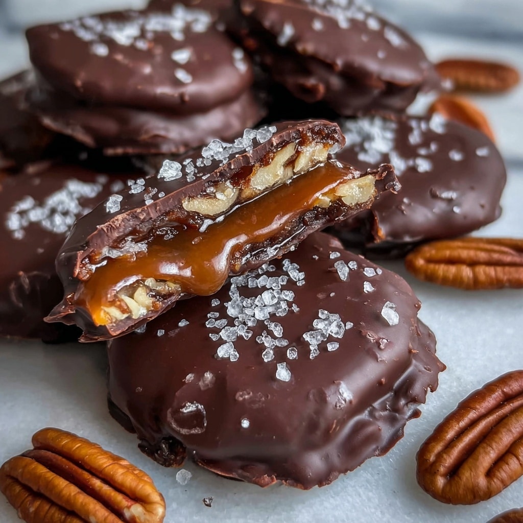 Slow Cooker Chocolate Turtles Recipe - Recipe Image