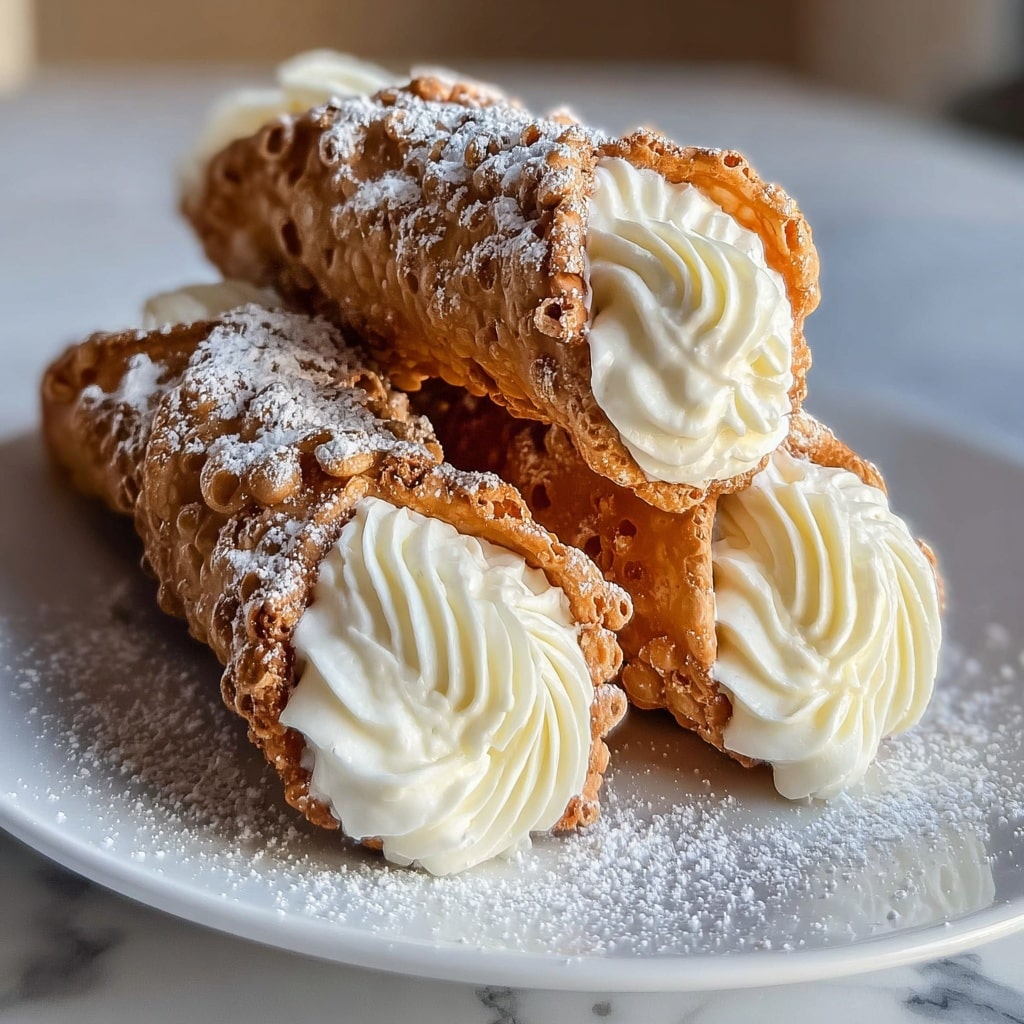 Italian Cream Stuffed Cannoncini: 7 Delightful Bites of Joy Recipe